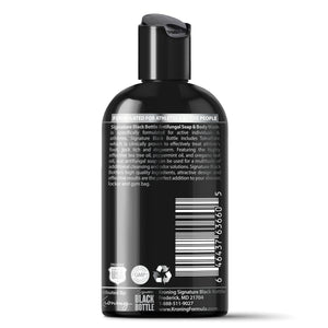 Antifungal Soap w/ Tea Tree Oil & Active Ingredient Proven Clinically Effective for Jock Itch, Athletes Foot, Ringworm Treatment - Signature Black Bottle Body Wash - 9 oz.